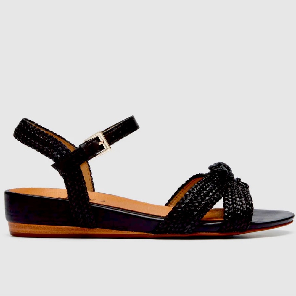 Frankie 4 “Jay” black sandals